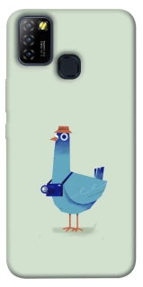 Чехол на Infinix Hot 10 Lite Голуб-детектив фото 1 из 1