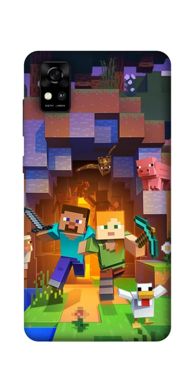 Чохол на ZTE Blade A31 Minecraft game фото 1 з 1