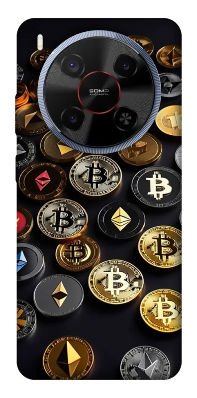 Чехол на ZTE Blade V70 Max Many coins фото 1 из 1