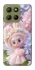 Чохол на Motorola Moto G15 4G Labubu & Flowers ver.1 фото 1 з 1