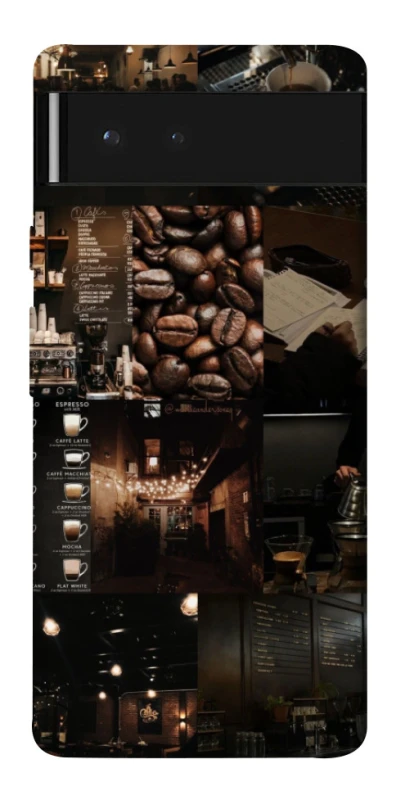 Чохол на Google Pixel 6 Coffee collage ver.1 фото 1 з 1