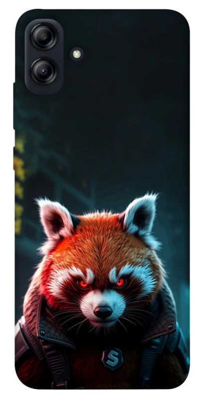 Чохол на Samsung Galaxy A04e Cyber Red Panda фото 1 з 1