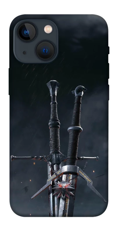 Чехол на Apple iPhone 13 mini (5.4") Мечи Ведьмака фото 1 из 1