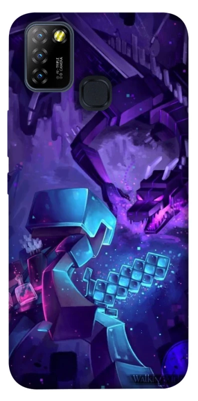 Чохол на Infinix Hot 10 Lite Minecraft dragon фото 1 з 1