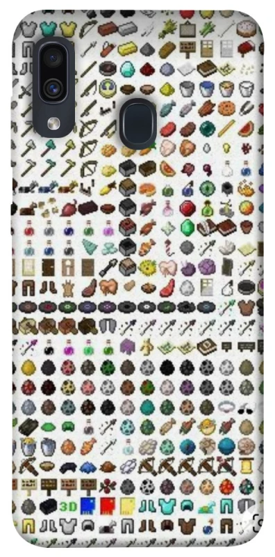Чохол на Samsung Galaxy A20 / A30 Minecraft v2 фото 1 з 1