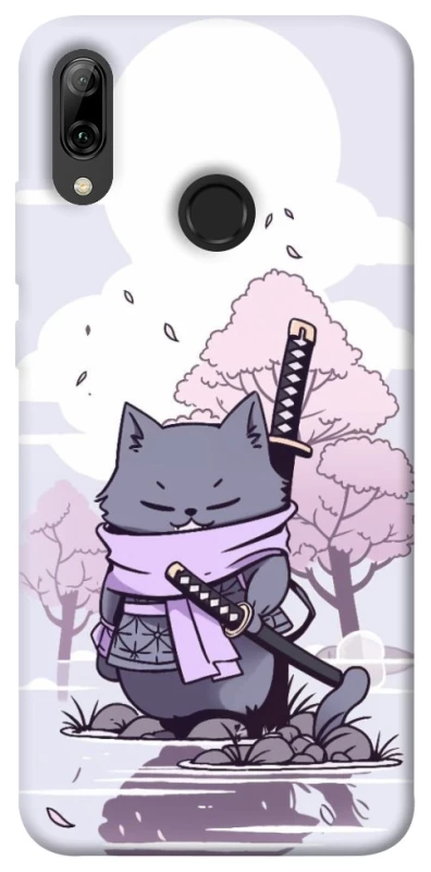 Чохол на Huawei P Smart (2019) Samurai cat фото 1 з 1