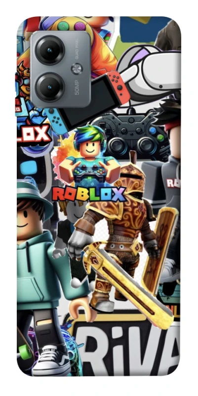 Чохол на Motorola Moto G14 Roblox collage ver.1 фото 1 з 1