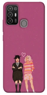 Чохол на ZTE Blade A52 Raven & Rainbow Wednesday фото 1 з 1