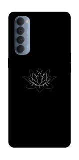 Чохол на Oppo Reno 4 Pro Black Lotus фото 1 Чохол на Oppo Reno 4 Pro Black Lotus фото 1 з 1
