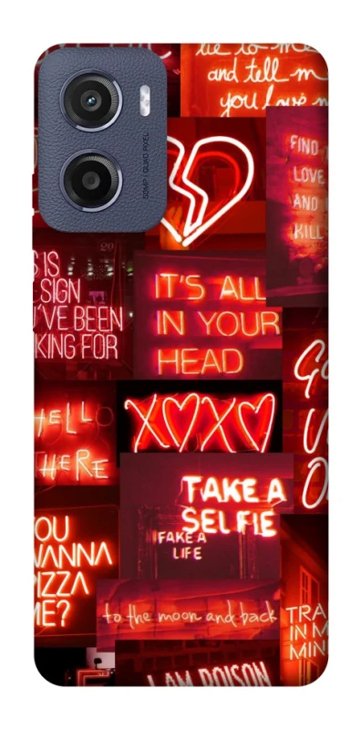 Чохол на Motorola Moto E15 Love collage ver.7 фото 1 з 1