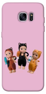 Чохол на Samsung G935F Galaxy S7 Edge Cat Cafe Trio фото 1 з 1
