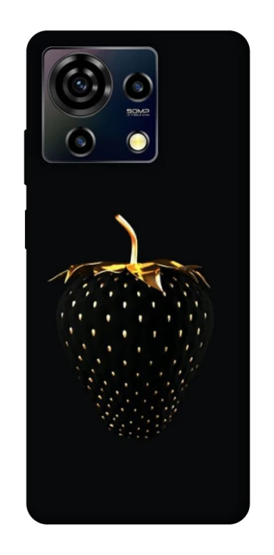 Чохол на ZTE Blade V50 Vita Чорна полуниця фото 1 з 1