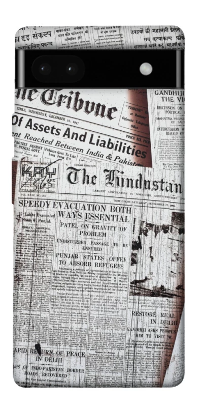 Чехол на Google Pixel 6a Газеты фото 1 из 1