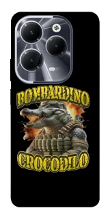 Чехол на Infinix Hot 40 Pro Bombardino Crocodilo фото 1 из 1