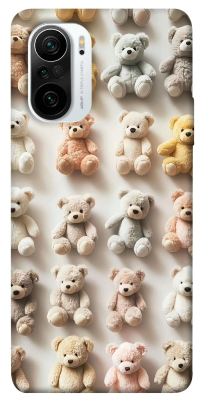 Чехол на Xiaomi Redmi K40 / K40 Pro / K40 Pro+ / Poco F3 Teddy Bears фото 1 из 1