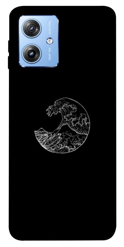 Чохол на Motorola Moto G84 Black tsunami фото 1 з 1