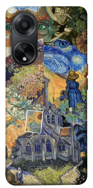 Чехол на Oppo A58 4G Van Gogh collage фото 1 из 1