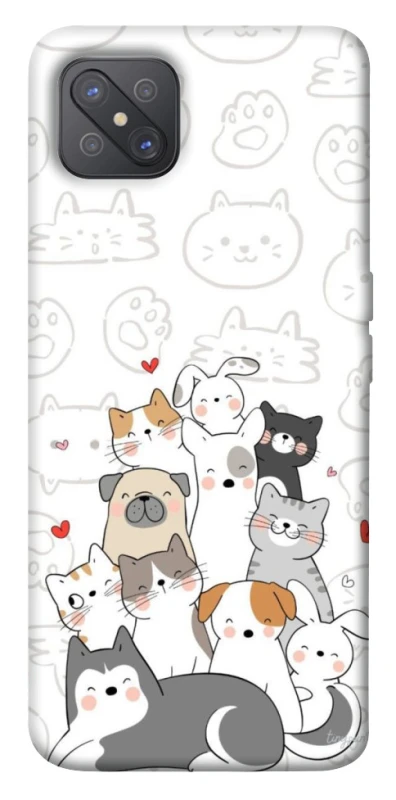Чехол на Oppo A92s Funny Pets фото 1 из 1