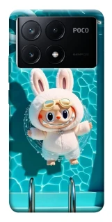 Чехол на Xiaomi Poco X6 Labubu in the pool ver.2 фото 1 из 1