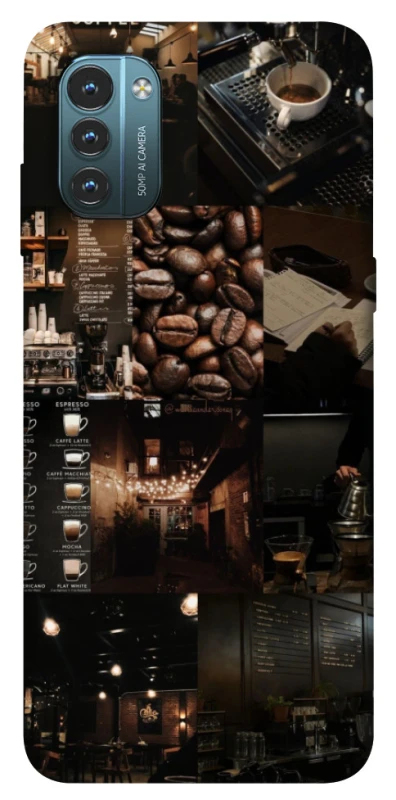 Чехол на Nokia G21 Coffee collage ver.1 фото 1 из 1
