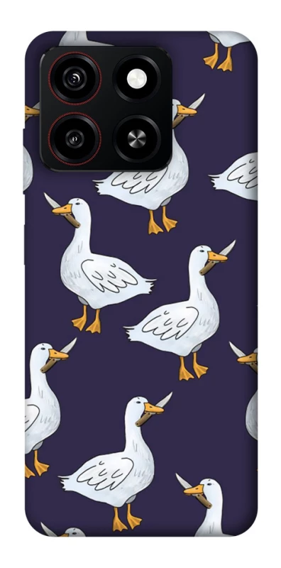 Чохол на ZTE Blade A35 4G Гуси з претензією фото 1 з 1