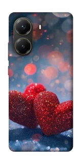 Чехол на Xiaomi Poco X6 Pro Red hearts фото 1 из 1