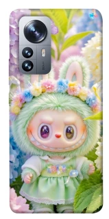 Чехол на Xiaomi 12 / 12X Labubu & Flowers ver.2 фото 1 из 1