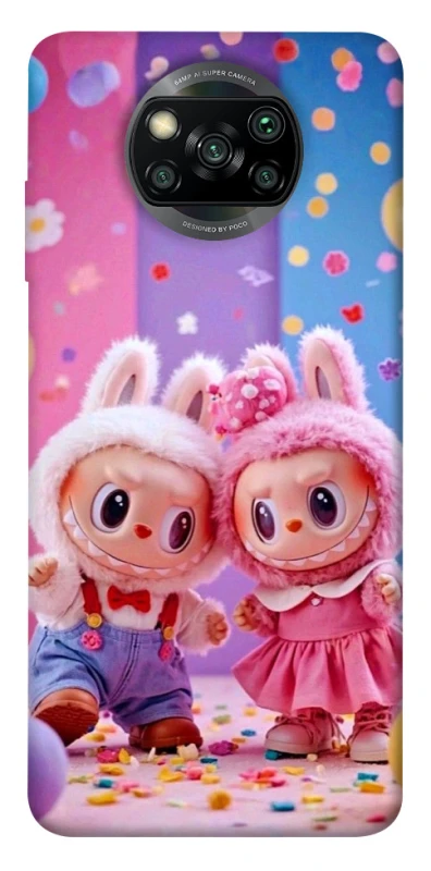 Чохол на Xiaomi Poco X3 NFC / Poco X3 Pro Labubu twins ver.3 фото 1 з 1