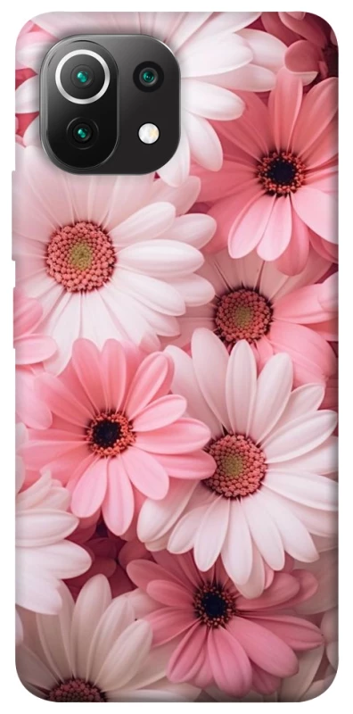 Чехол на Xiaomi Mi 11 Lite Розовые цветы v2 фото 1 из 1