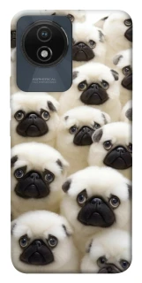 Чехол на Vivo Y02 Doggy Pug Love фото 1 из 1