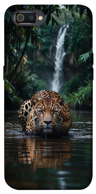 Чехол на Realme C2 Leopard in water фото 1 из 1