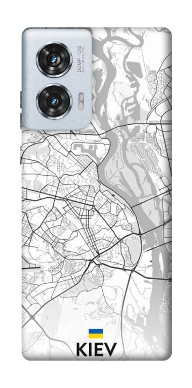 Чохол на Motorola Edge 50 Fusion Kiev white map фото 1 з 1