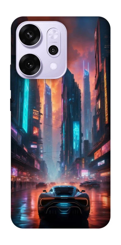 Чехол на Oppo Reno 14 Pro Cyber city фото 1 из 1