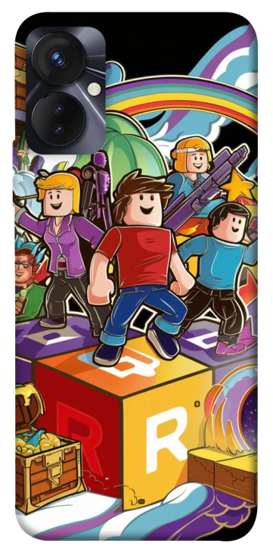 Чехол на TECNO Spark 9 Pro Roblox family фото 1 из 1