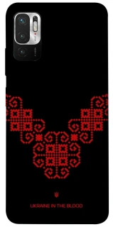 Чохол на Xiaomi Poco M3 Pro 4G / 5G Чорно-червона вишиванка фото 1 з 1
