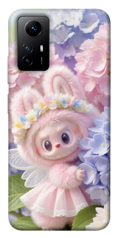 Чохол на Xiaomi Redmi Note 12S Labubu & Flowers ver.1 фото 1 з 1