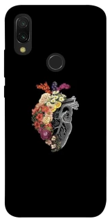 Чехол на Xiaomi Redmi 7 Heart with flowers фото 1 из 1