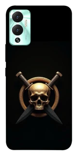 Чехол на Infinix Hot 12 Play Golden Skull фото 1 из 1
