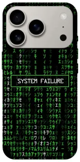 Чохол на Apple iPhone 18 Pro Matrix system failure фото 1 з 2