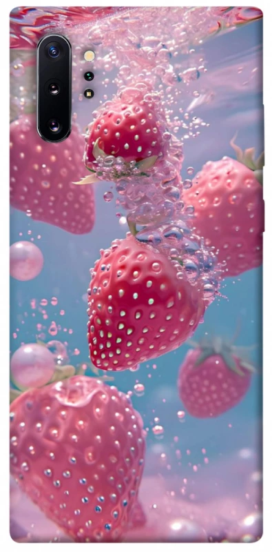 Чехол на Samsung Galaxy Note 10 Plus Клубника в воде фото 1 из 1