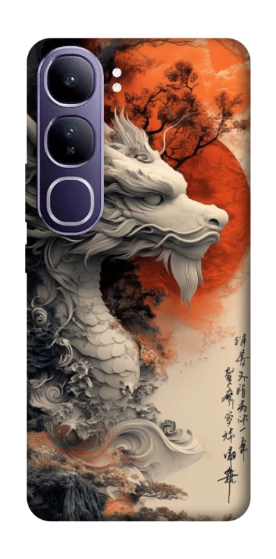 Чохол на Vivo Y300 white dragon фото 1 з 1
