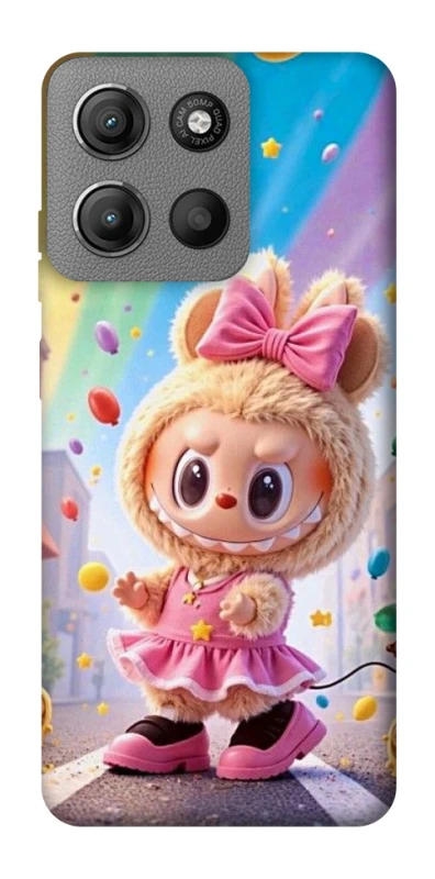 Чохол на Motorola Moto G15 4G Labubu rainbow фото 1 з 1