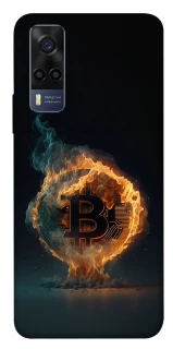 Чохол на Vivo Y53s Fire Bitcoin фото 1 з 1