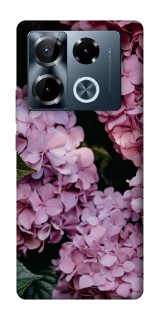 Чохол на Infinix Note 40 Pro 4G Рожеві гартензії фото 1 з 1
