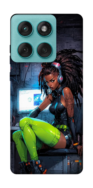 Чохол на Motorola Edge 60 Fusion Cyber girl фото 1 з 1