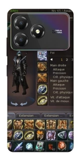 Чохол на ZTE Blade A36 Character Menu ver.1 фото 1 з 1