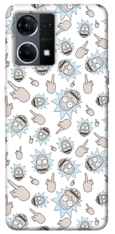 Чохол на Oppo Reno 7 4G Rick and Morty style фото 1 з 1
