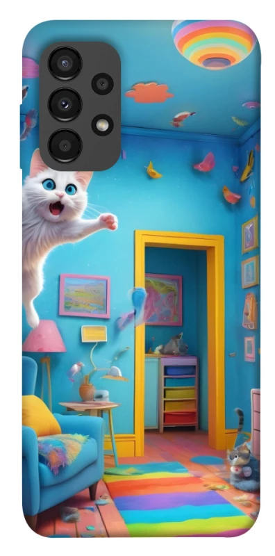 Чохол на Samsung Galaxy A13 4G crazy cat фото 1 з 1