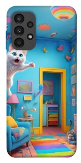 Чохол на Samsung Galaxy A13 4G crazy cat фото 1 з 1