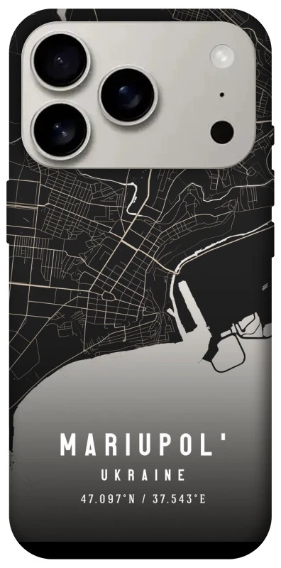 Чохол на Apple iPhone 17 Pro (6.3") Mariupol map фото 1 з 1